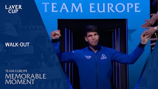 Team Europe WalkOut for Final Time  Laver Cup 2024 [upl. by Timon665]