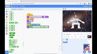 CoderDojo Scratch Project Astronaut Game [upl. by Ettigdirb]