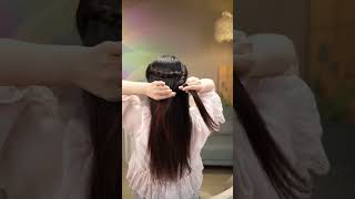 uncommon hair style youtubeshorts views hairstyle viralvideo shorts youtube trending [upl. by Yttik]