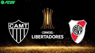 EA FC 25 l Atlético Mineiro vs River Plate  RESUMEN l CONMEBOL Libertadores  Semifinal [upl. by Fulks]