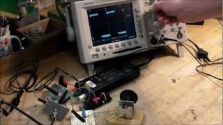 0048 Testing the High Voltage Oscilloscope Probe  DRSSTC vs Spark Gap 08 [upl. by Debbra]