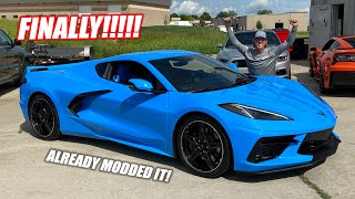 We FINALLY Got Our MidEngine C8 Corvette 1000hp Axles Lowering it and MORE [upl. by Osterhus]