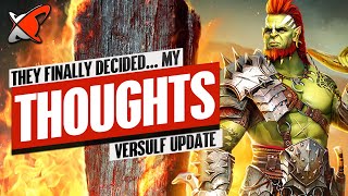 PLARIUM FINALLY MADE THEIR DECISION MY THOUGHTS  Versulf Fusion Update  RAID Shadow Legends [upl. by Bethesda]