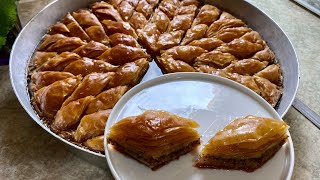 Bakllava e bajramit qe shkrihet ne gojeBayrama tel tel ayrilan baklava tarifi [upl. by Main290]