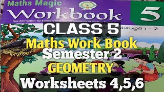 CLASS 5GEOMETRY456 WORKSHEETSSEMESTER 2MATHEMATICS [upl. by Latouche]