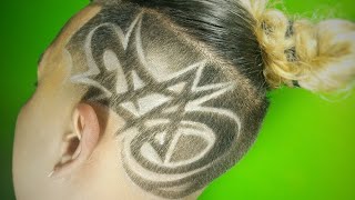 Tribales de barbería tutorial diseños freestyle complicados paso a paso [upl. by Anni]