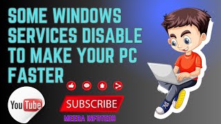 SOME WINDOWS SERVICES DISABLE TO MAKE YOUR PC FASTER  💻💻 [upl. by Marco539]