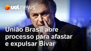 União Brasil abre processo para afastar e expulsar Bivar após ameaças a Rueda [upl. by Artenal]