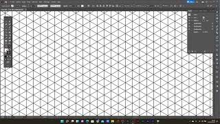 Comment créer une grille isométrique facilement sur illustrator [upl. by Ytteb]