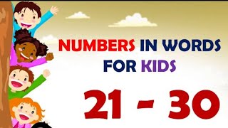 Number names 2030number spelling2130 numbers spelling for kids [upl. by Servais268]