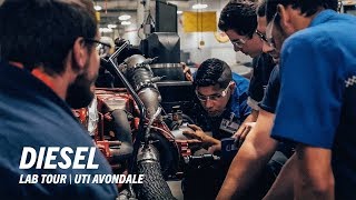 Diesel Technician amp Industrial Tech Lab Tour at UTI in Avondale AZ  Universal Technical Institute [upl. by Gertie]