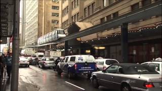 SBS World News Australia  Final days of Sydney Monorail 2862013 [upl. by Enidanreb]