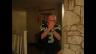 Seahawks fans reaction to missed Vikings field goal 1102016 [upl. by Einahpehs]