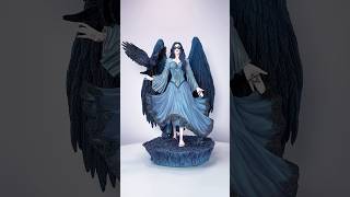 Raven 16 Dream Figures  360° Rotation  Anne Stokes Statue gothic witch [upl. by Naxor833]