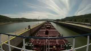 Ohio River Locks Southbound [upl. by Nimar]