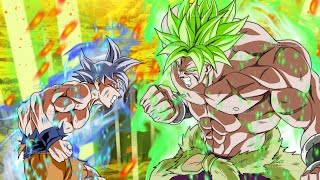 Mastered Ultra Instinct Goku Vs Broly On Planet Vampa Dragon Ball Super Fan Animation [upl. by Reeva]