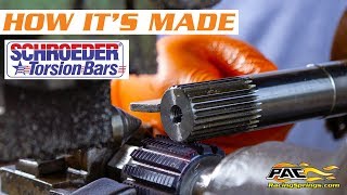 Schroeder Series Torsion Bars and Sway Bars  How Its Made [upl. by Patricio]