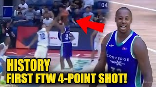 FIRST FOURPOINT GAME WINNER Scotty Hopson SHOCK the crowd knocked down the shot Converge stuns TNT [upl. by Noryt504]