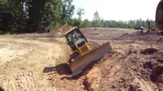 Dozer Working on a Steep Slope [upl. by Nyladnor259]