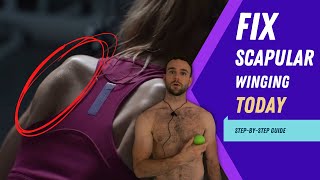 How I Fix Scapular Winging with Shoulder Internal Rotation [upl. by Nosniv]