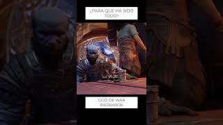 Para que ha sido todo  God Of War Ragnarok [upl. by Aicened123]