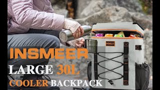 Yeti？No！Check this 30L Cooler Backpack  Mochila Térmica from INSMEER [upl. by Evan]