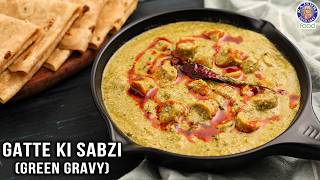 Gatte Ki Sabzi  Besan Gatte Ki Sabzi  Gatta Curry Rajasthani Recipe  Chef Ruchi [upl. by Reeher]