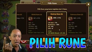 PILIH RUNE Dimension Summoners War Indonesia [upl. by Ruzich]