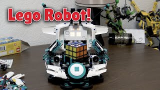 LEGO MINDSTORMS Robot Inventor MindCuberRI  Robot Solves Rubiks Cube Demo [upl. by Obau]