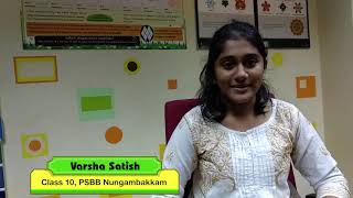 HeyMath Scholar Varsha Satish  Class 10  PSBB Nungambakam  2018 [upl. by Etnohc428]