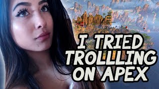 I Tried Trolling On Apex Legends [upl. by Neenwahs]