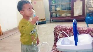 baby nebulizer treatment at home [upl. by Brina]