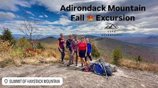 Adirondack Mountain Fall Foliage  Haystack Mountain Day Hike [upl. by Tamanaha]