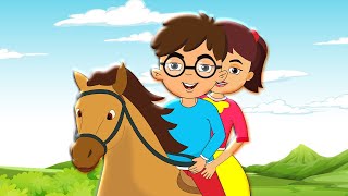 Lakdi Ki Kathi  Kathi Pe Ghoda Song  लकड़ी की काठी काठी पे घोड़ा  Hindi Rhymes for Kids [upl. by Sergio]