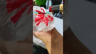 Art with POLY amp LEAF😱✨ art anusartandexperiment trending painting viralvideo shorts [upl. by Aitnwahs]