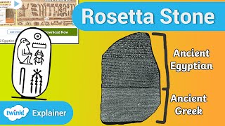 What is the Rosetta Stone  Ancient Egypt for Kids [upl. by Adeehsar]