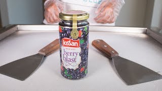 Kissan BERRY BLAST ICE CREAM ROLLS  SATISFYING ASMR [upl. by Harehs]