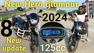 New Hero Glamour 125cc 2024 🚀 Price Mileage Full Details Review Top Model [upl. by Rianna]