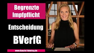 Einrichtungsbezogene Impfpflicht  Verfassungsbeschwerde vor BVerfG erfolglos [upl. by Ardnassela]