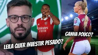 FACINCANI SOBRE GABRIEL JESUS É DELÍRIO OU FATO  ALISHA LEHMANN COMPARA SALÁRIOS DOS JOGADORES [upl. by Mohkos523]