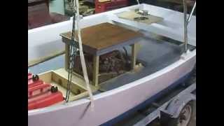 Installing an inboard motor in a small boat update 7 of 13 [upl. by Wina39]