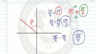 Radian Measure of Coterminal Angles [upl. by Adias]