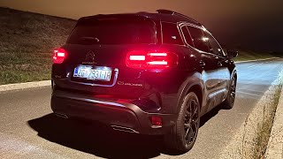 CITROEN C5 Aircross 2023 at night  impressive LED lights 3D navigation amp MOOD LIGHTING [upl. by Daisey]