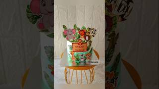 ഒരു കാട് ഇളകി വരുന്നുണ്ടേ😄💫junglethemecake shortsviral cakemasters shortfeed [upl. by Harve]