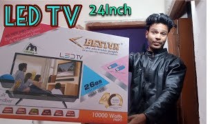 Beston LED TV 24inch Full unboxing  LED TV Review [upl. by Chlo646]