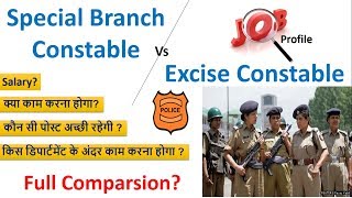 Special branch constable vs Excise constable work profileSalary by Jssc Education [upl. by Anilac]