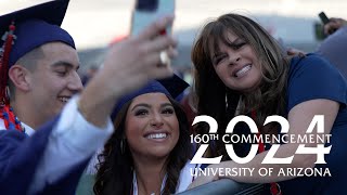 University of Arizona Commencement 2024 Highlights [upl. by Bernardina]