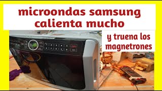 Microondas calienta demás por culpa del transformador y truena magnetrones [upl. by Einhpets]