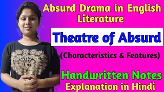 Absurd Drama in English Literature  Absurd Theatre  Absurd Drama  Absurd Literature  Absurdism [upl. by Cacilia]