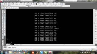 How To Manage Text Case In AutoCad [upl. by Trbor631]